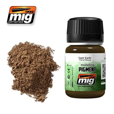 Image of AMMO MIG 3007 Pigments (35 Ml) Dark Earth, Multi Colour