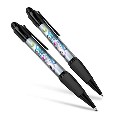Image of Destination Vinyl ltd Beautiful and comfortable Set of 2 Matching Pens Fun Bingo Game Gran Auntie #2124