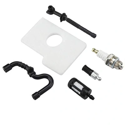 Image of TOPINCN Air Fuel Oil Filter And Spark Plug Kit Replacement for Stihl 017 018 Ms170 Ms180 Engine Affordable Chainsaw Lawn Mowers Parts Accessories