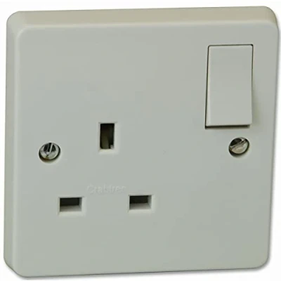 Image of Crabtree 13A 1 Gang Double Pole Switched Socket