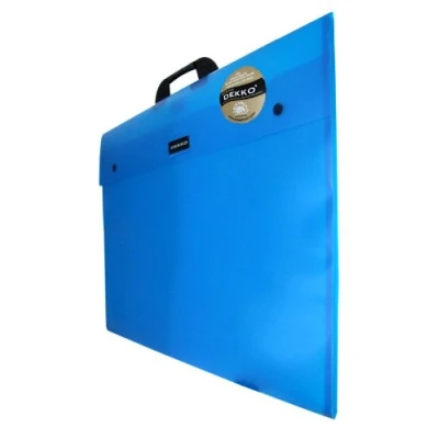 Image of Westfolio Type G Expandable Folio Carry Case Blue A2, For Art, Paper, Bag Folder, Essentials Students Artwork, School, Art Class, University, College, Homework, Projects