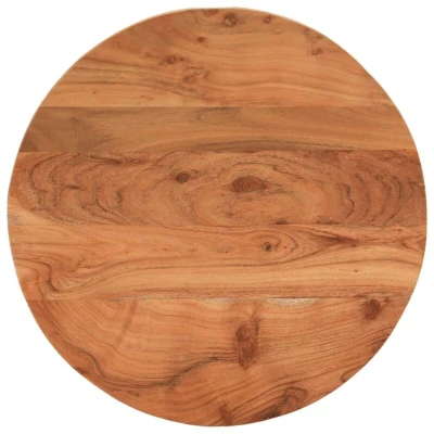 Image of vidaXL Table Top Ø60x2.5 cm Round Solid Wood Acacia