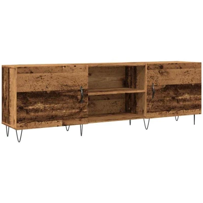 Image of vidaXL TV Cabinet Old Wood 150x30x50 cm Engineered