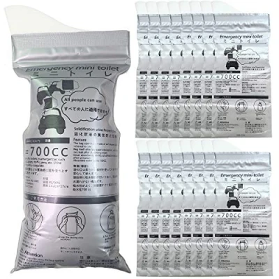 Image of Disposable Urine Bags,Alled 16 Pack 700ml Pee Bags for Camping Travel Outdoor Urinal Toilet Traffic Jam Emergency Portable Car Vomit Bag,Urine Bag Gel Men Women Kids Children Patient and Pregnant