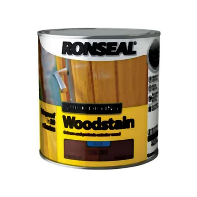 Image of Ronseal Quick Drying Woodstain Satin Deep Mahogany 750ml RSLQDWSDM750