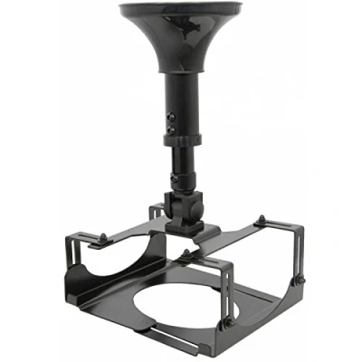 Image of Pro Signal PSG02531 Adjustable Drop Projector Ceiling Mount with Cage, Black