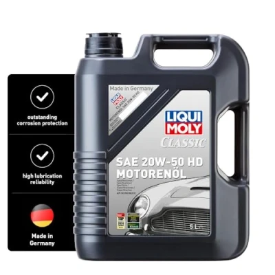 Image of LIQUI MOLY Classic Motoroil SAE 20W 50 HD 5 L Mineral motor oil SKU: 1129