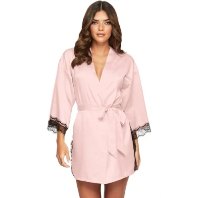 Image of Ann Summers Cherryann ROBE Dressing gown, Women&#039;s, Size: Large, Pale pink