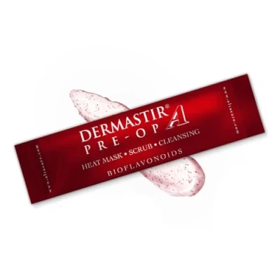 Image of Dermastir Pre Op Heating Exfoliating Mask Deeply Cleanses pores, Detoxifies and Hydrates Skin Made in France for All Types 15ml