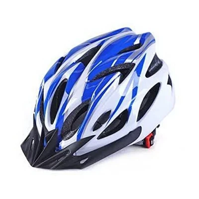 Image of AOOPOO Children&#039;s Bicycle Helmet, Kids Helmet Childrens Sports Bike Skateboard Scooter Cycle Boys Girls Skating Ventilation (Blue &amp; white)