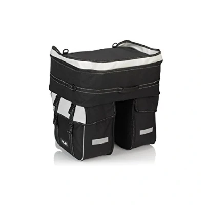Image of XLC Unisex Adult Triple Pannier Traveller BA S68, Black Grey, 300 x 170 cm