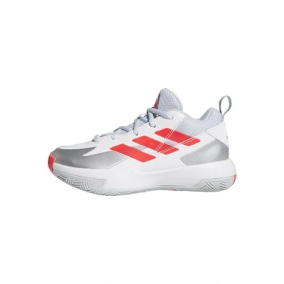 Image of adidas Performance Cross Select Unisex Basketball shoes for kids, Size: 13K, White/halo blue/lucid red Textile/synthetics