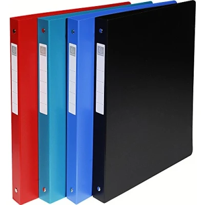 Image of Exacompta Ref. 51290E 1 Rigid binder with OPAK label 4 round rings, diameter 20 mm Spine 30 External dimensions: 32 x 26.8 cm Format to file A4 Maxi random colors