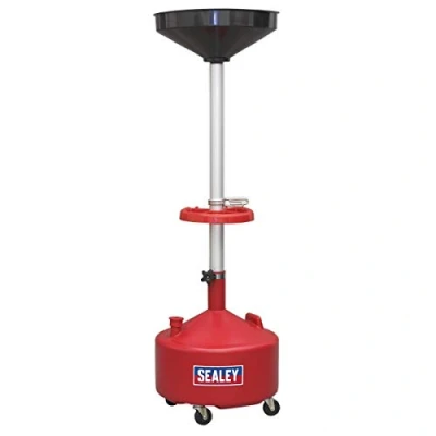 Image of Sealey Mobile Oil Drainer 36L Manual Discharge