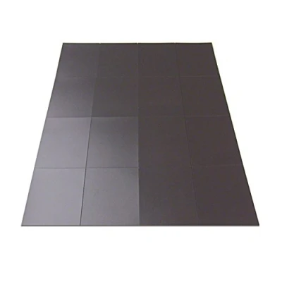 Image of MagFlex® Self Adhesive Flexible Magnetic Rectangles for Creating Pictures, Artwork, Signs or Displays 74mm x 52mm 16 per A4 Sheet Pack of 10