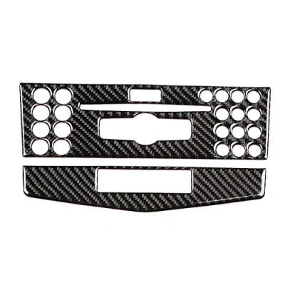 Image of Interior Car Control Panel Cover Trim,Control Frame Trim Decorative Replacement for C Class Left Drive (C)