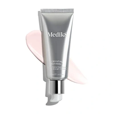 Image of Medik8 Crystal Retinal 1 Age Defying Night Serum Improves Wrinkles &amp; Skin Firmness 0.01% Strength 11x Faster than Retinol For Sensitive 30ml