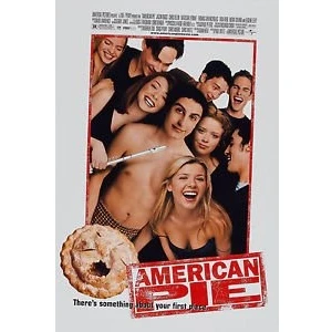Image of &quot;AMERICAN PIE&quot; Classic Teen Comedy Movie Poster Size : A3