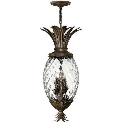 Image of Plantation 4 Light Ceiling Pendant Pearl Bronze, E14