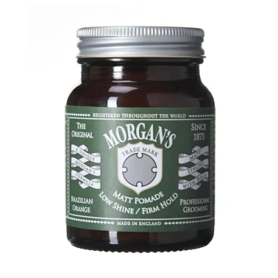 Image of MORGAN Morgan&#039;s Matt Pomade Low Shine/Firm Hold 100G, Black, Estandard
