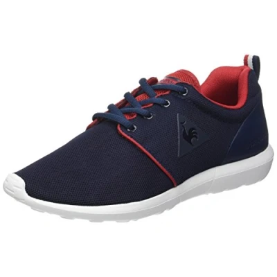 Image of Le Coq Sportif Dynacomf Mesh Mens Navy Trainers Blue Size UK 6.5