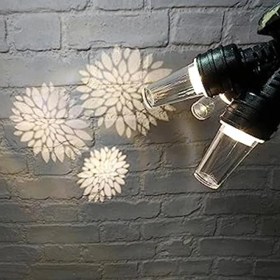 Image of Noma Warm White Projector String Lights Flower