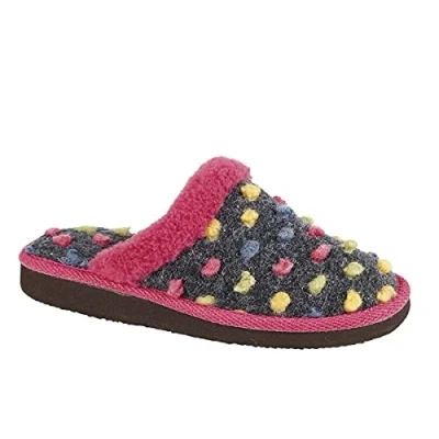 Image of Sleepers Womens Donna Superlight Thermal Mule Slippers Fuchsia 7 UK