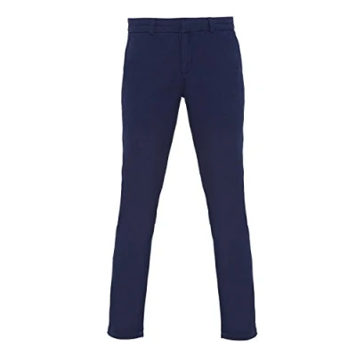 Image of Asquith &amp; Fox Women&#039;s Chino Trousers, Blue (Navy 000), 8 (Size:XS)