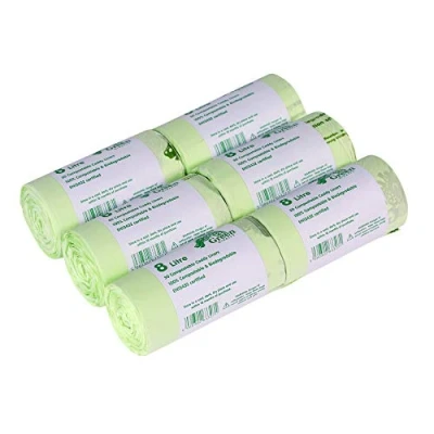 Image of 8 Litre Compostable Caddy Liners for Food Waste/Caddy Bags 300