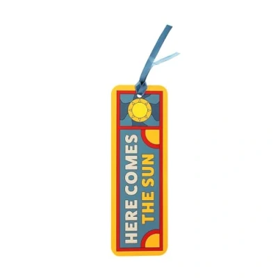 Image of Half Moon Bay The Beatles Here Comes Sun Multicolor 8.4 x 3.1 Inch FSC Paper Bookmark Place Holder