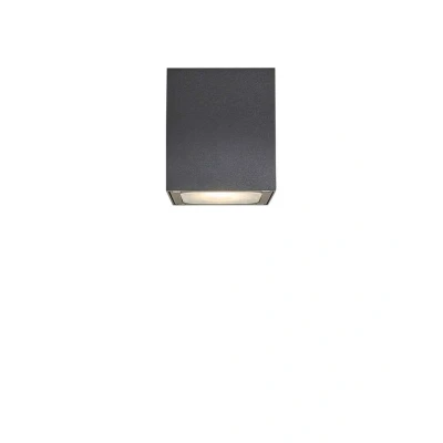 Image of Lucande Tanea outdoor cubic LED ceiling lamp, IP54