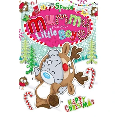 Image of Me To You Bear Mummy From Little Boy My Dinky Christmas Card