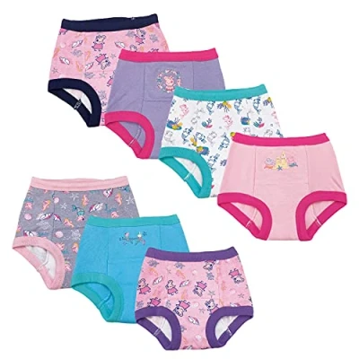 Image of Peppa Pig Baby Toddler Potty Starter Kit Includes Stickers and Tracking Chart Sizes 18m, 2t, 3t 4t Underwear, 7 Pack Training Pant, 2 Years (Pack of 7)