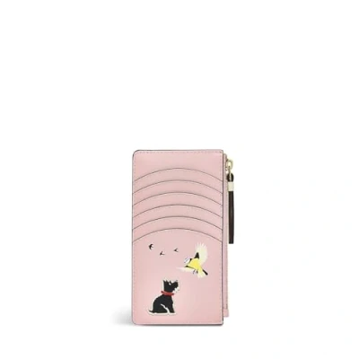 Image of Radley London Time to Soar Medium Ziptop Coin Purse for Women, in Leather with a Colourful Screen Print