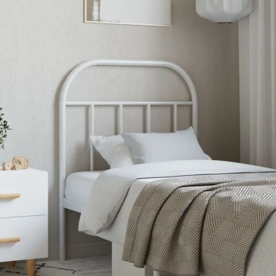 Image of Metal Headboard White 75 cm Vidaxl