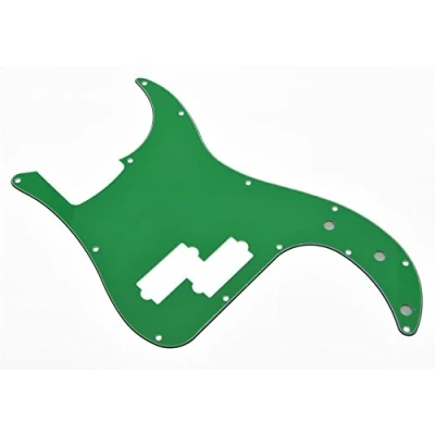 Image of KAISH 13 Hole P Bass Style Pickguard PB Scratch Plate for USA/Mexico Precision Green 3 Ply