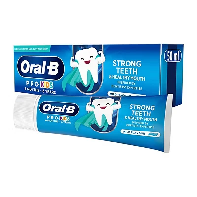Image of Oral B Pro Kids Toothpaste, 0 6 Years 50ml