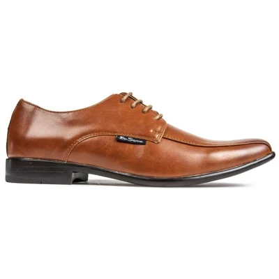 Image of Ben Sherman Mens Durham Lace Up Shoes Tan 7 UK