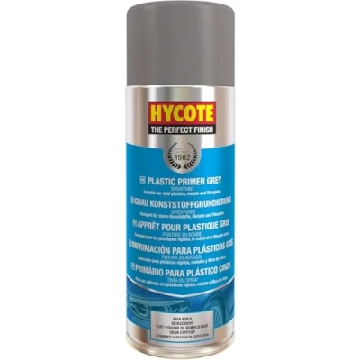 Image of Hycote High Build Aerosol Car Spray Paint, Grey Plastic Primer, 400 ml