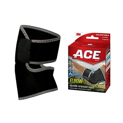 Image of ACE Neoprene Elbow Support, America&#039;s Most Trusted Brand of Braces and Supports, Money Back Satisfaction Guarantee