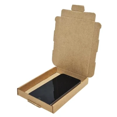 Image of W.E. Roberts Pack of 50 Mini C7/C6/C5/C4 Postal Large Letter PIP Brown Cardboard Mailers Photo Gift Mailing Business Boxes (C6 165mm x 120mm 22mm)