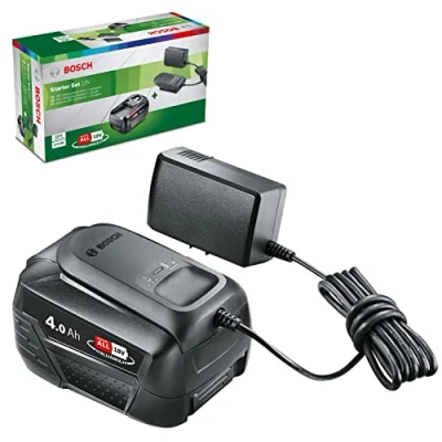 Image of Bosch Battery and Charger Starter Set 18 V (4.0 Ah Battery, AL18V 20 Charger, Volt System, in Box)