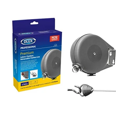 Image of DLux Premium Indore/Outdoor Retractable Clothes Line 15M (1)