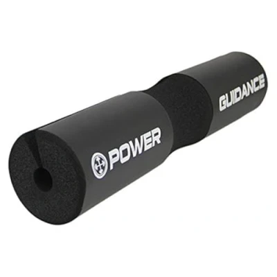 Image of POWER GUIDANCE Barbell Squat Pad Neck &amp; Shoulder Protective Great for Squats, Lunges, Hip Thrusts, Weight lifting More Fit 50mm Olympic Bar Black