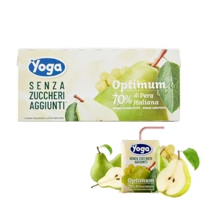 Image of 8 PACKS YOGA OPTIMUM ITALIAN PEAR JUICE 3 X 200 ML BRIK