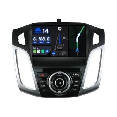Image of BXLIYER [6G+128G] Android 13 IPS Car Stereo For Ford Focus (2012 2017) Wireless CarPlay/Android Auto LED Camera &amp; MIC 9 Inch 2 Din DSP Steering Wheel WiFi DAB Fast boot 360 AHD