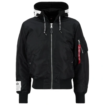 Image of Alpha Industries Bomber Jacket, Men&#039;s, Size: 3XL, Black