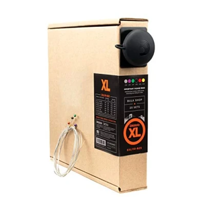 Image of D&#039;Addario Guitar Strings XL Nickel Electric EXL110 B25 Perfect Intonation, Consistent Feel, Reliable Durability For 6 String Guitars 10 46 Regular Light 25 Set Bulk Box