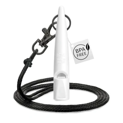 Image of ACME Dog Whistle No. 211.5 + Band The Original from England Loud and Extensive (White)