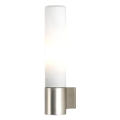 Image of Bari Bathroom Wall Light Matt Nickel IP44, G9
